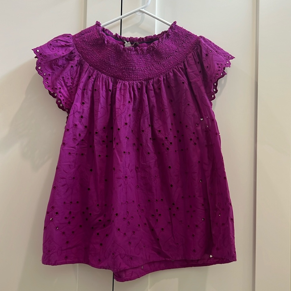 Loft eyelet shirt